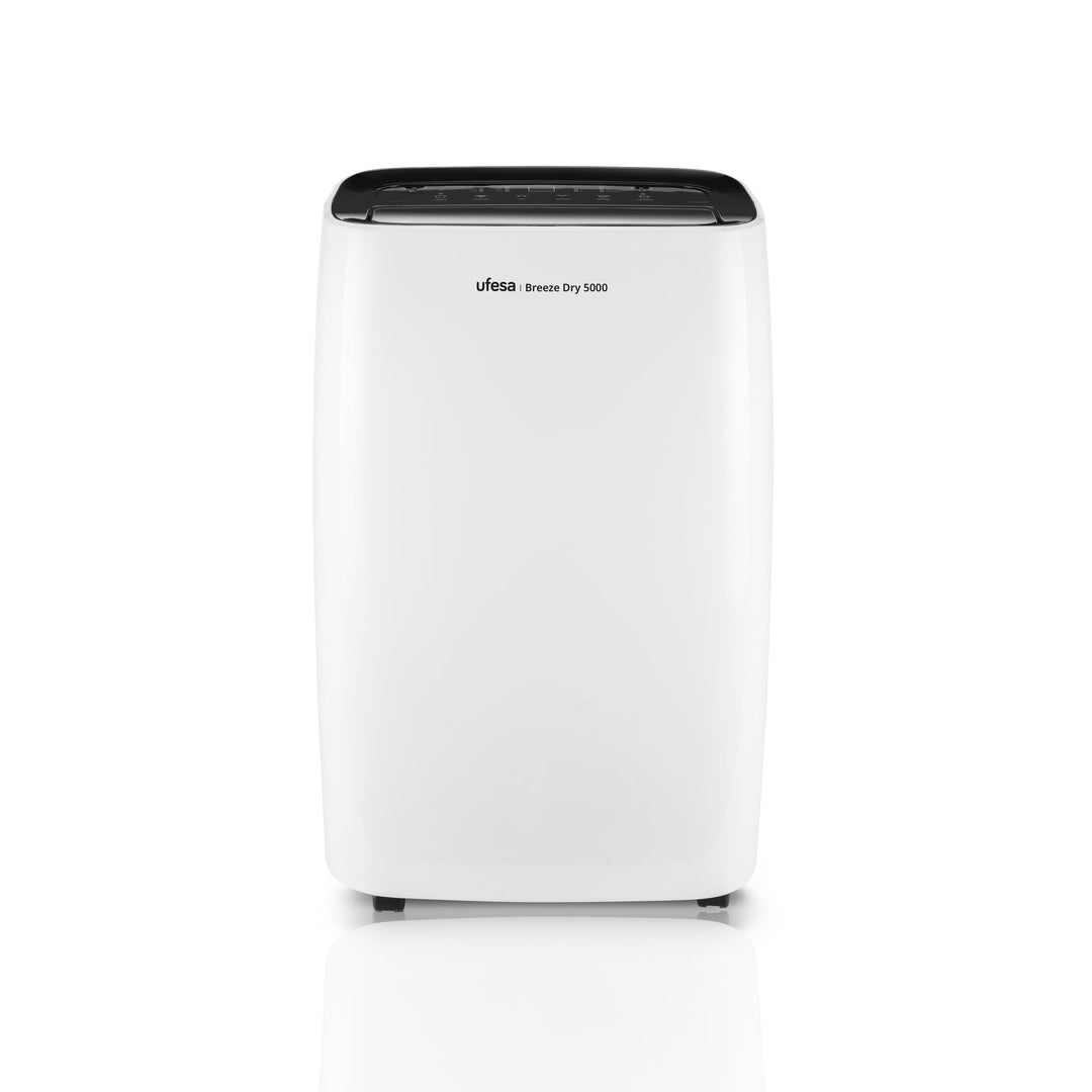 Ufesa Breeze Dry 5000 Luftentfeuchter 280W, 20L/24h, Leise 46dB mit Intuitivem Bedienfeld, Wäschetro