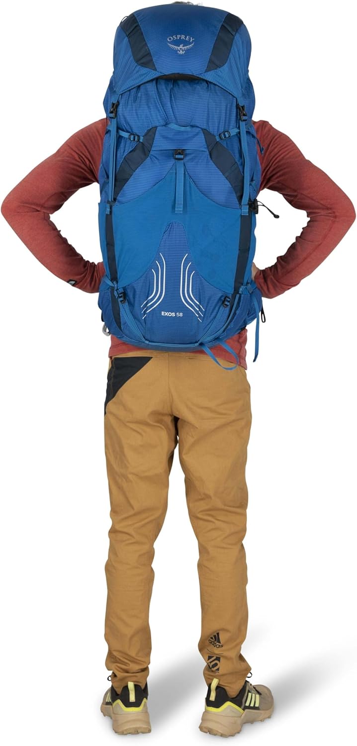 Osprey Herren Rucksack Exos 58 Tungsten Grau, Dunkelgrau