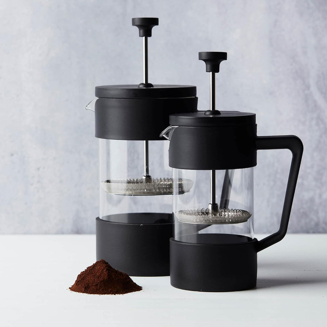 Point-Virgule French Press Kaffeebereiter aus Edelstahl, spülmaschinenfest, schwarz, 600ml Schwarz 6