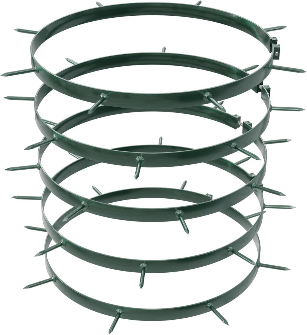 Rasen Aerator für Gartenwalze Walze Aerifizierer Rasenlüfter 5-TLG 40 cm 8 Dorn