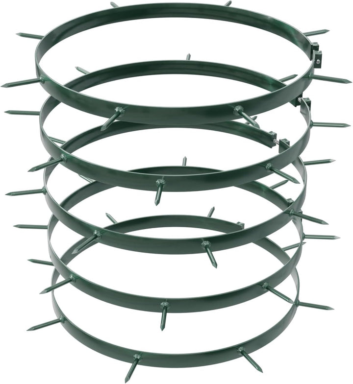 Rasen Aerator für Gartenwalze Walze Aerifizierer Rasenlüfter 5-TLG 40 cm 8 Dorn