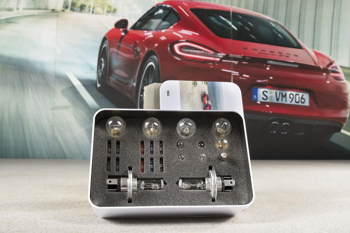 Porsche Classic 911 964 Ersatzlampen/Glühlampen+Sicherungen+BOX/Bulbs+fuse