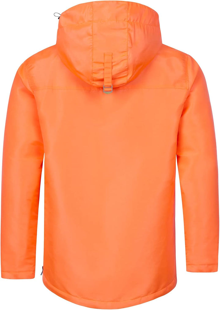 Rock Creek Herren Windbreaker Jacke Anorak H-295 S Orange, S Orange