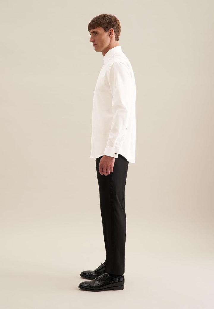 Seidensticker Herren Men Shaped Gala Businesshemd 37 Ecru(245270), 37 Ecru(245270)