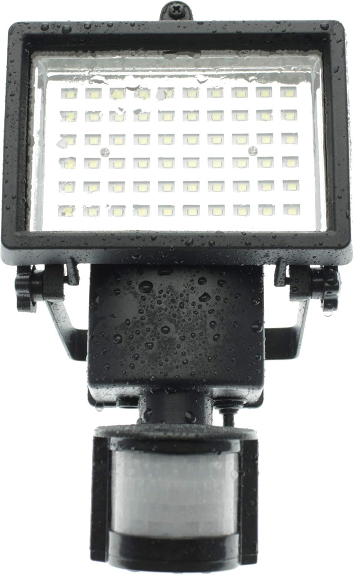 Trango LED Solar Strahler I Solar Wandleuchte I Solar Fluter SOL-YF60 mit Bewegungsmelder I Solar Au