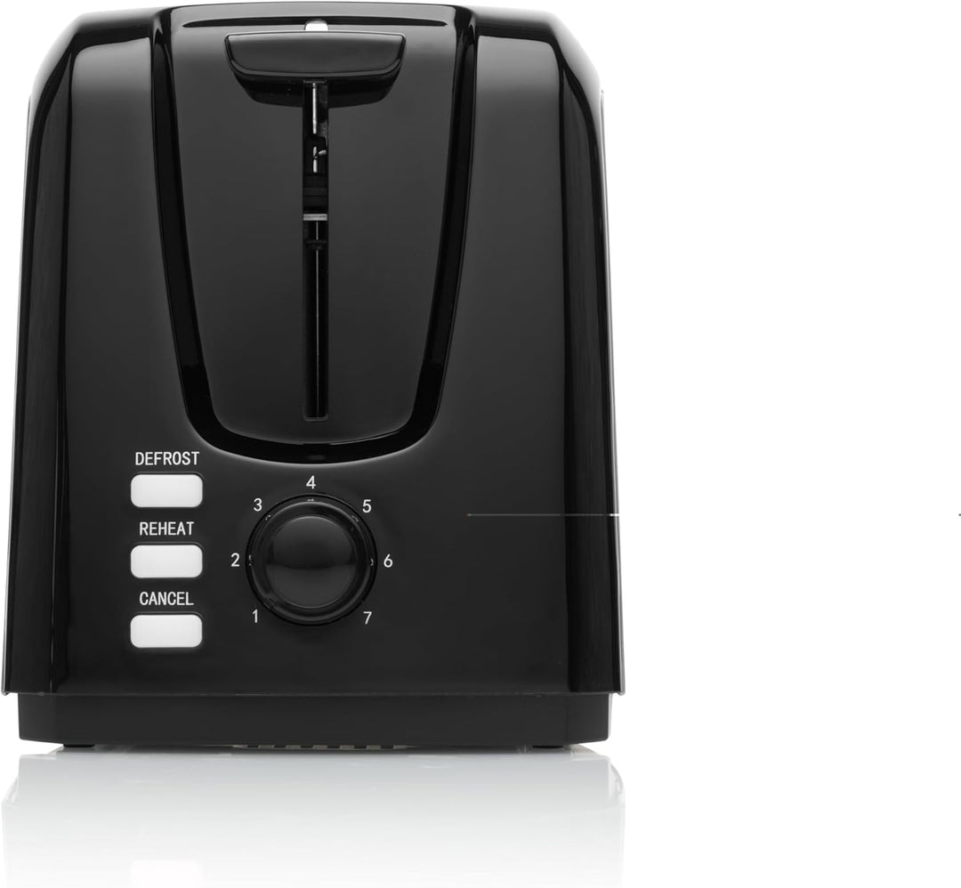 HYUNDAI Toaster TO304 I 750 W I 2 Scheiben I 7 Stufen I Krümelschublade I Stopfunktion I Gleichmässi