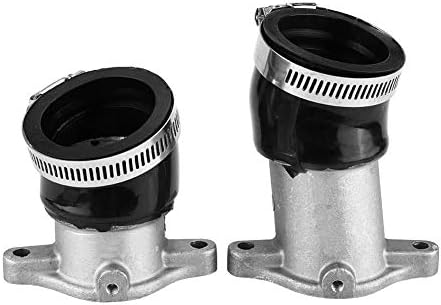 Ansaugkrümmer,Duokon Ansaugkrümmer Vergaser, 2PCS Aluminium Motor Ansaugkrümmer Vergaser Ansaugkrümm