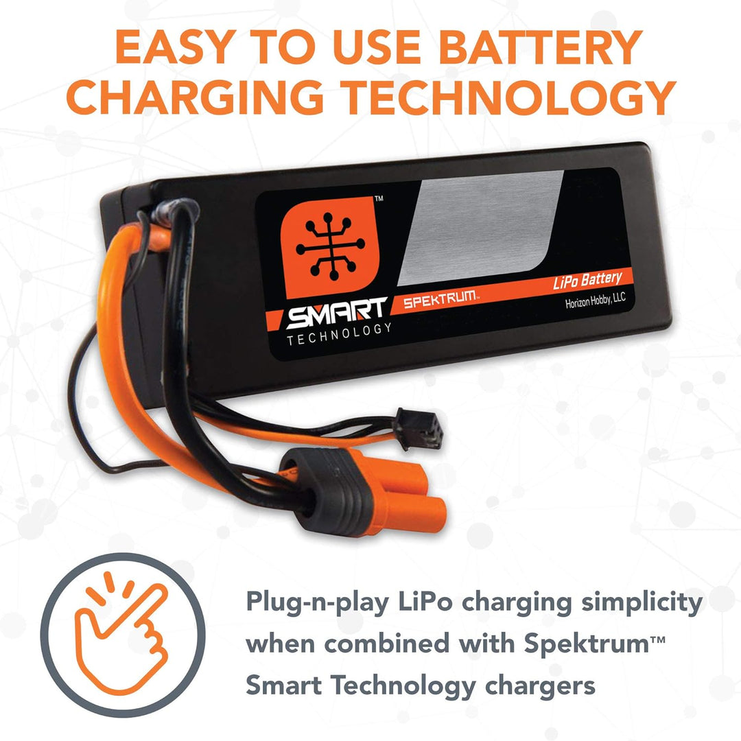 7,4 V 5000mAh 2S 50C Smart Hardcase LiPo-Akku: IC5