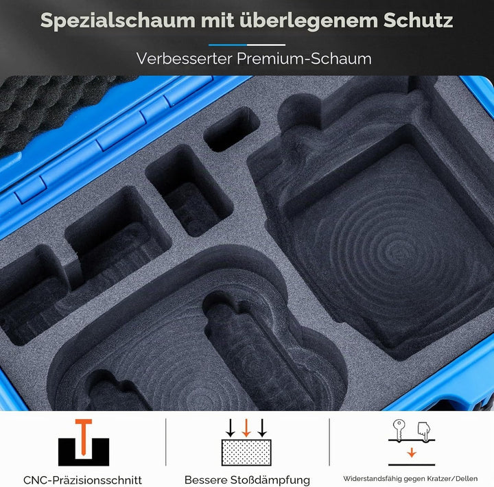 Lykus Titan N110 Wasserdicht Tasche/Koffer/Case für DJI Neo Combo, RC-N3/DJI RC 2, Unterstützung 7 A