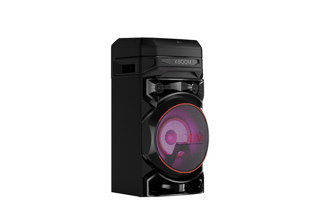 LG XBOOM RNC5, 2-Wege-Soundsystem mit 3 Lautsprechern (Karaoke- &amp; DJ-Funktionen, Beleuchtung), Schwa