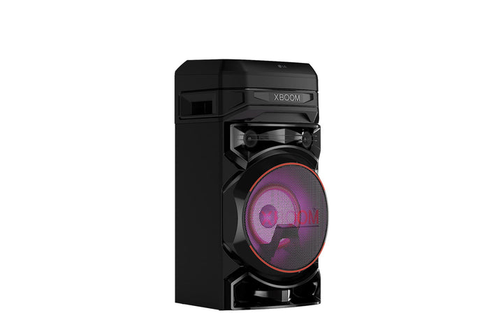LG XBOOM RNC5, 2-Wege-Soundsystem mit 3 Lautsprechern (Karaoke- &amp; DJ-Funktionen, Beleuchtung), Schwa