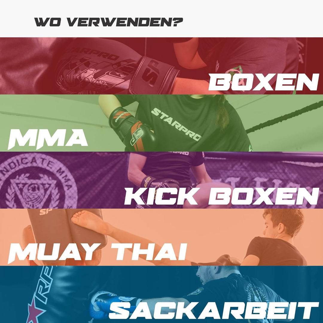 Boxing Gloves for Men & Women Training Sparring Kickboxing UFC MMA Muay Thai Pro Punching Fight Heav