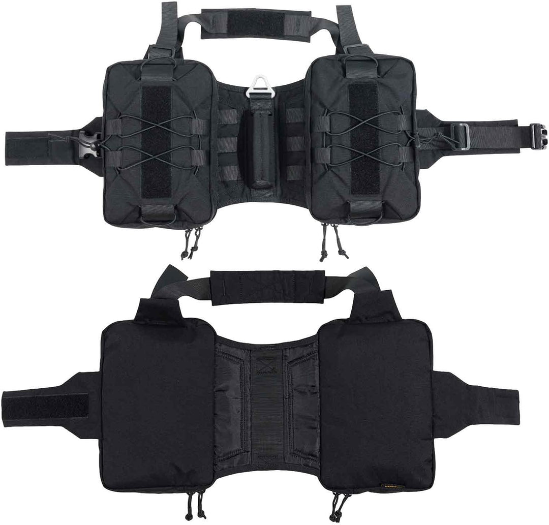 EXCELLENT ELITE SPANKER Dog Pack Hound Hundesatteltasche Rucksack für Reisen Camping Wandern mittler