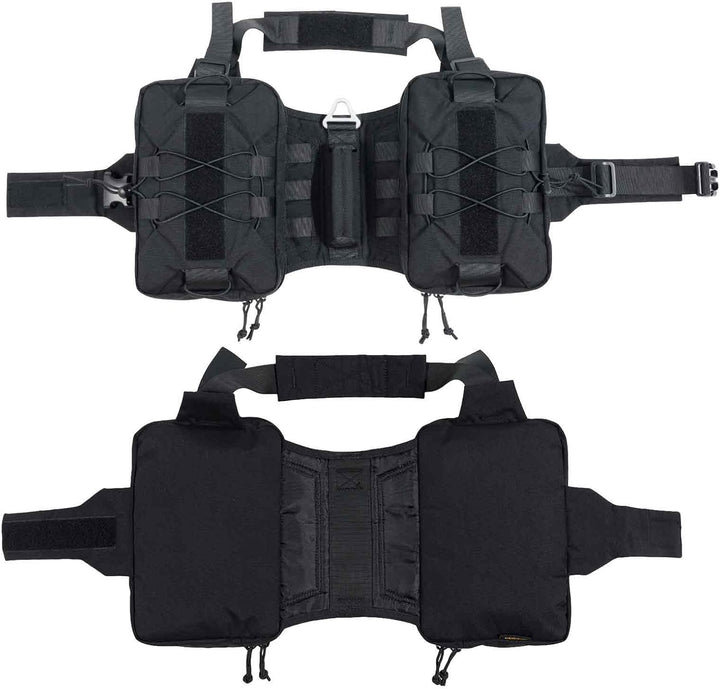 EXCELLENT ELITE SPANKER Dog Pack Hound Hundesatteltasche Rucksack für Reisen Camping Wandern mittler