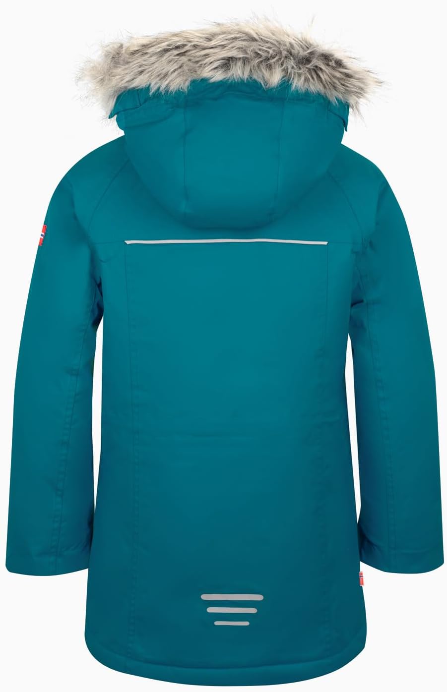 Trollkids Kinder Nordkapp wasserdichter winddichter Parka, Dunkelblau