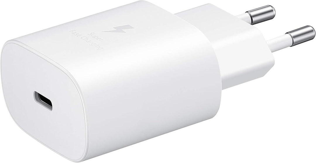 Samsung USB-C-Ladegerät, 25 W, ultraschnell, Adapter USB C auf USB, Schnellladegerät, Original-Ladeg