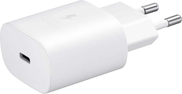 Samsung USB-C-Ladegerät, 25 W, ultraschnell, Adapter USB C auf USB, Schnellladegerät, Original-Ladeg