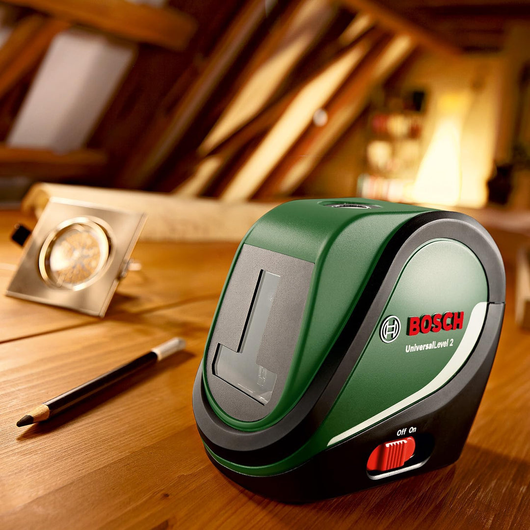 Bosch Home and Garden Bosch Kreuzlinienlaser UniversalLevel 2 (Laserkreuz inkl. integrierter Lotpunk