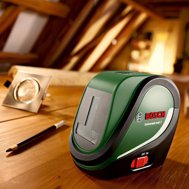 Bosch Home and Garden Bosch Kreuzlinienlaser UniversalLevel 2 (Laserkreuz inkl. integrierter Lotpunk