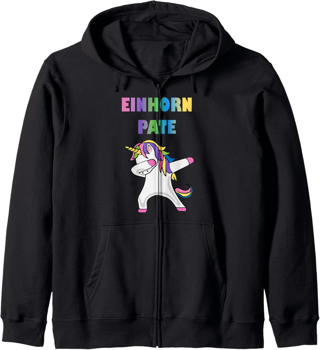 Einhorn Geschenk für Pate - Einhorn Pate Kapuzenjacke