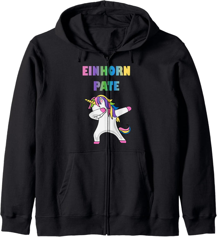 Einhorn Geschenk für Pate - Einhorn Pate Kapuzenjacke