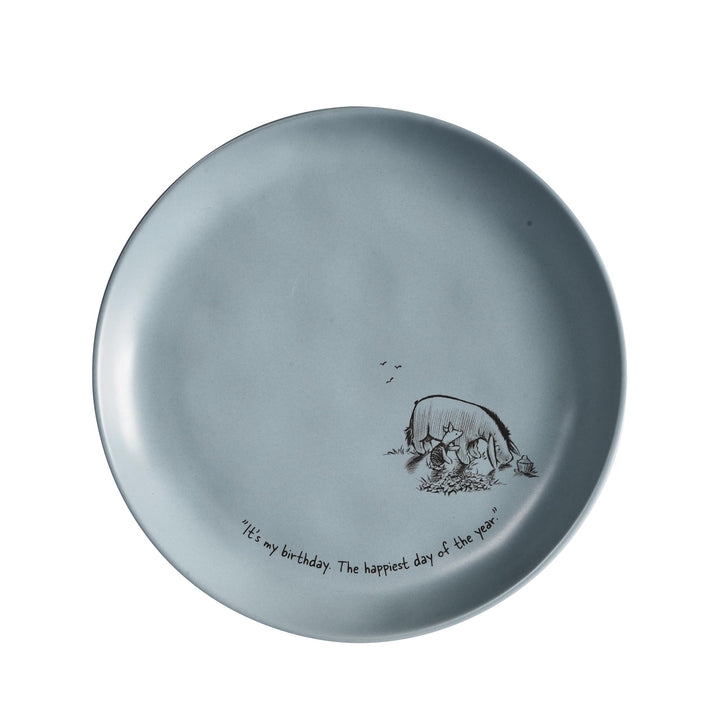 Disney Winnie Puuh Kuchenteller 20 cm – Hochwertiges Steingut mit Winnie Pooh, mit originellen Zitat