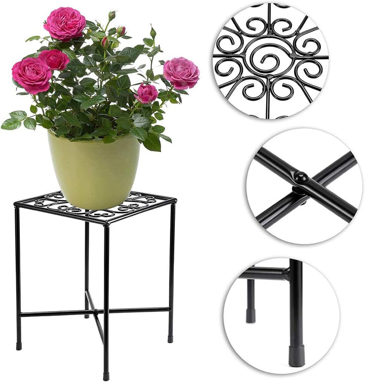 Vintage-Pflanzenhocker aus Eisen,Blumentreppen,Gartenregal,Pflanzenregal,Dekoration für Balkone,Inne