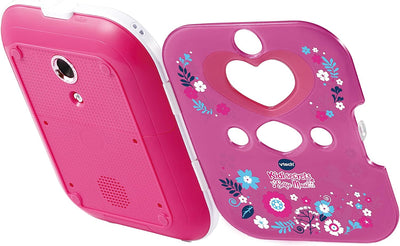 VTech Kidisecrets Selfie Music 2.0 – Kindertagebuch mit 2 Kameras, MP3-Player, Gesichtserkennung, Le