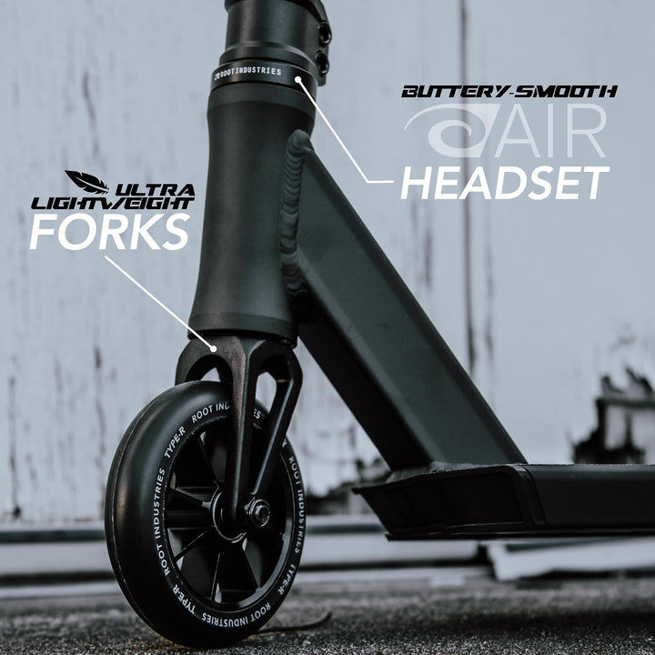 Root Industries Unisex – Erwachsene Type R Scooter Einheitsgrösse Matte Black, Einheitsgrösse Matte