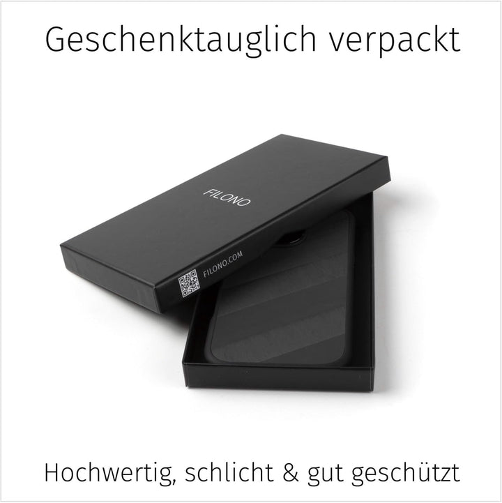 FILONO iPhone 15 Pro Max Carbon Hülle, sicherer Schutz, kompatibel mit MagSafe iPhone 15 Pro Max HYB
