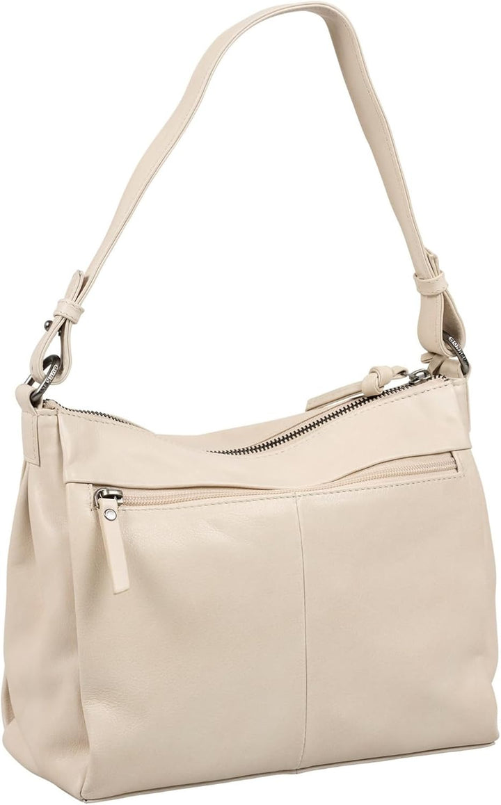 Burkely Just Jolie Schultertasche Leder 27 cm Beige, Beige