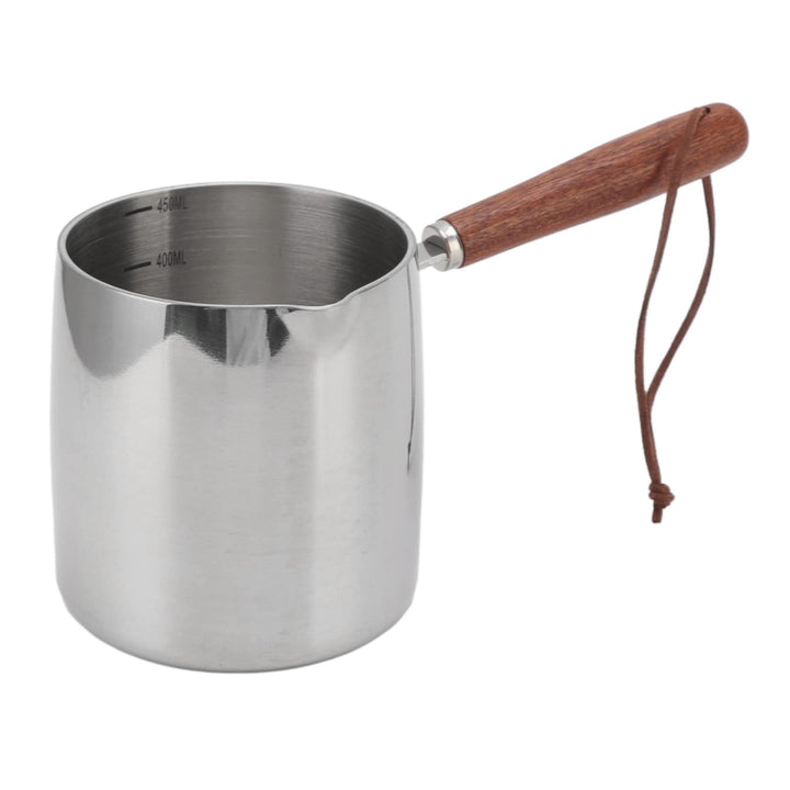 Kleiner Topf 2 Ausgiesser 450 Ml Butterwärmer Edelstahl Induktionstopf für Suppen Schokoladenmilch