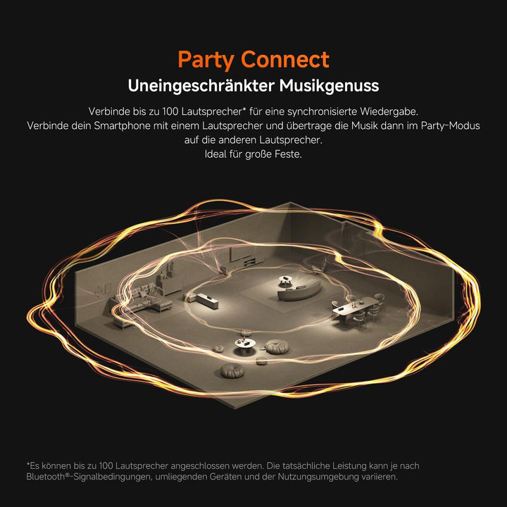 XIAOMI Sound Party - 50W Leistung, Wasser-und Staubresistent nach IP67, Harman AudioEFX, TWS Modus f