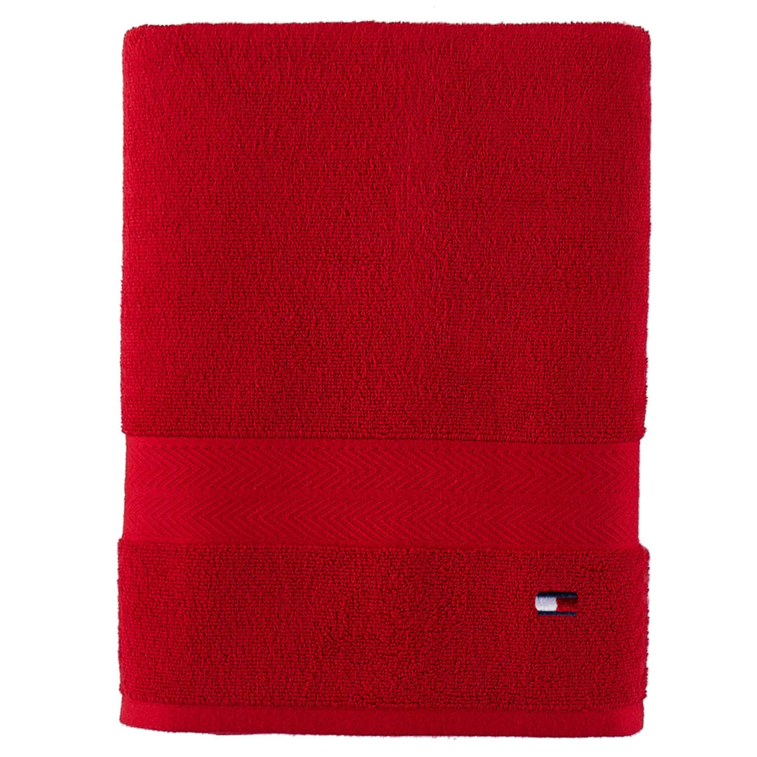 Tommy Hilfiger Modernes amerikanisches Badetuch, 76,2 x 137,2 cm, 100% Baumwolle, 574 g/m² (chinesis