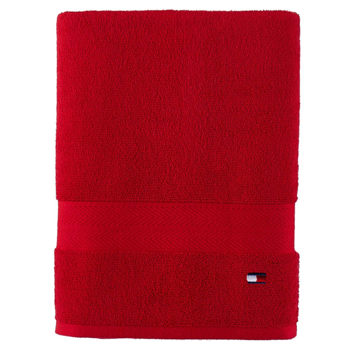 Tommy Hilfiger Modernes amerikanisches Badetuch, 76,2 x 137,2 cm, 100% Baumwolle, 574 g/m² (chinesis