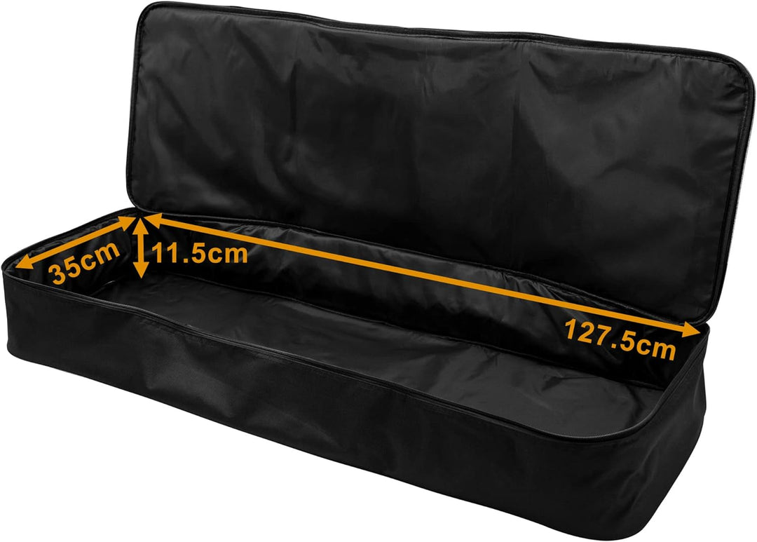 World Rhythm WR-106 Keyboard-Tasche mit Tragegurt, gepolstert, 76 Tasten, 1275 x 350 x 115 mm 1275 x