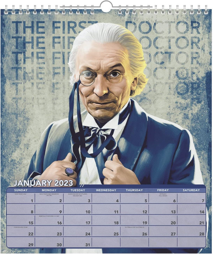 Day Dream Calendars DDSE652823 Doctor Who Monatskalender, Sonderausgabe, 16 Monate, 33 x 38 cm Docto