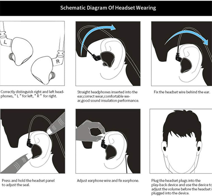 Yinyoo In Ear Monitor Kopfhörer CCZ Coffee Bean Over Ear Ohrhörer Kabelgebundener Kopfhörer mit 1DD