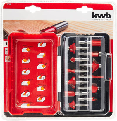 Triton TRA001 Doppelfunktions-Präzisionsoberfräse, 2400 W + Fräser-Set inkl. Fräser-Set, inkl. Fräse