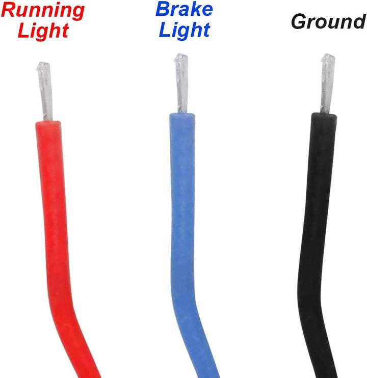 LED-Rücklicht-Bremslicht, niedriges Profil, rauchgrau, für Harley Dyna Electra Glide Street Glide Fa