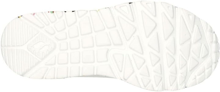 Skechers Mädchen Uno Lite Lovely Luv Sneaker 27 EU White Synthetic H Pink Trim, 27 EU White Syntheti