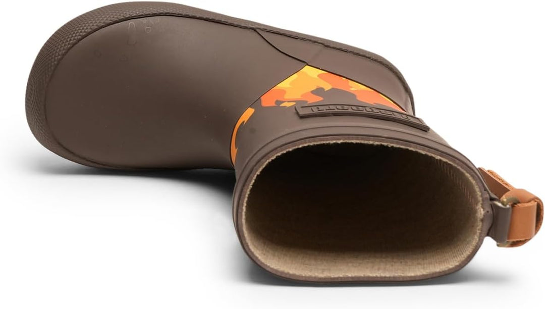 Bisgaard Unisex Kinder Bisgaard Fashion IiRain Boot 25 EU Brown Flames, 25 EU Brown Flames