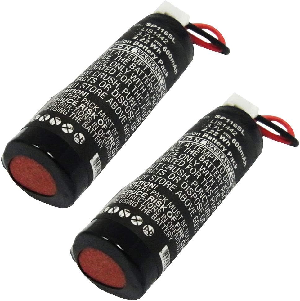 subtel 2X Ersatz Akku LIS1442,4-180-962-01 kompatibel mit Sony PS3 / PS4 Move Navigation Controller