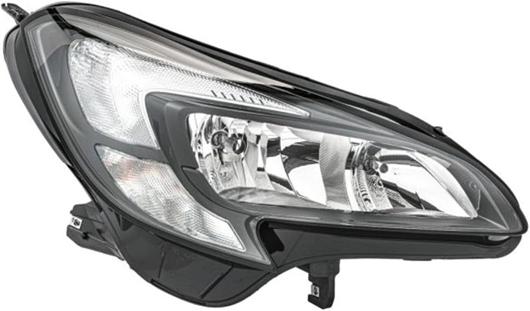 HELLA 1LF 011 830-041 FF/Halogen-Hauptscheinwerfer - rechts - für u.a. Opel Corsa E (X15) Rechts (Be
