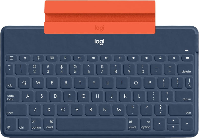 Logitech Keys-to-Go Kabellose Tablet-Tastatur, Bluetooth, iOS-Sondertasten, Ultraleicht & Geräuschlo