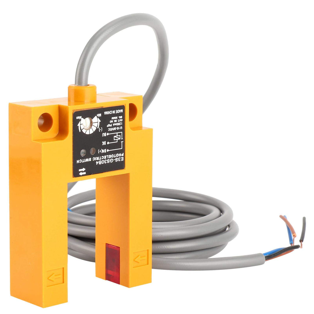 E3S-GS30B4 3-Draht-Photoelektrische Schalternuten Typ PNP NO Photoelektrischer Schaltersensor DC10‑3