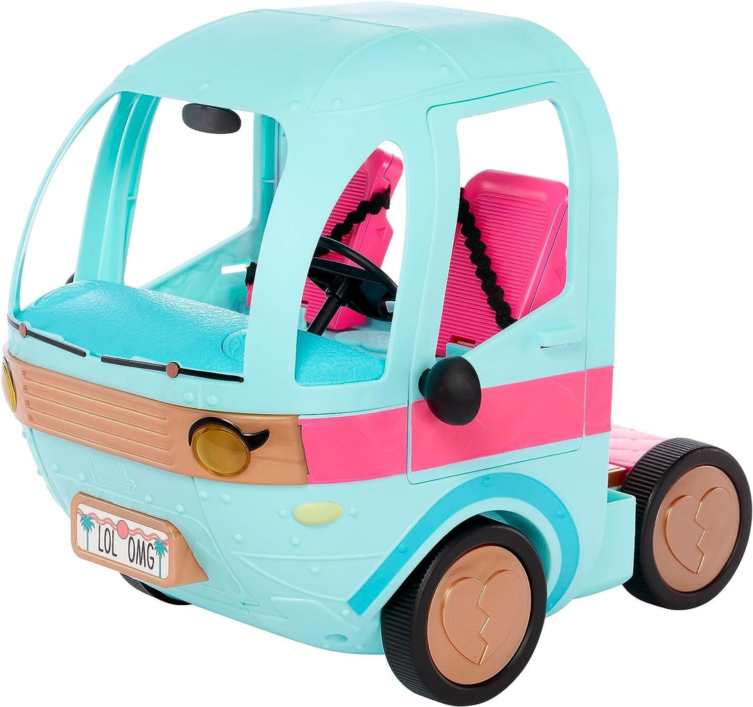 L.O.L. Surprise OMG Glam N’ Go Camper Playset with 50+ Surprises and 360° Play, Fully Furnished with