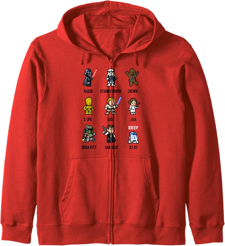 Star Wars Character Group 8-Bit Designs Kapuzenjacke