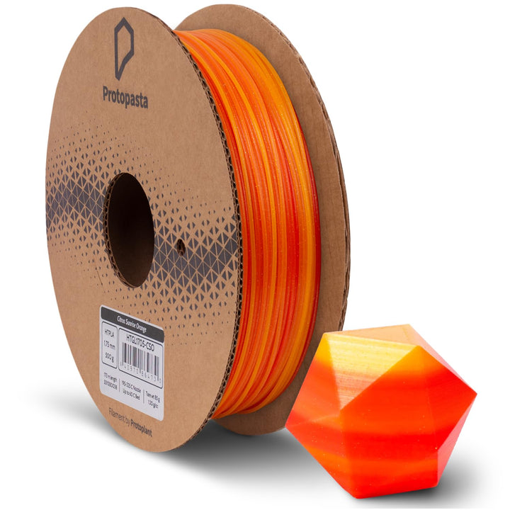 Citrus Sunrise Orange Multicolor HT PLA, 1,75 mm, 500 g Spule, Citrus Sunrise Orange