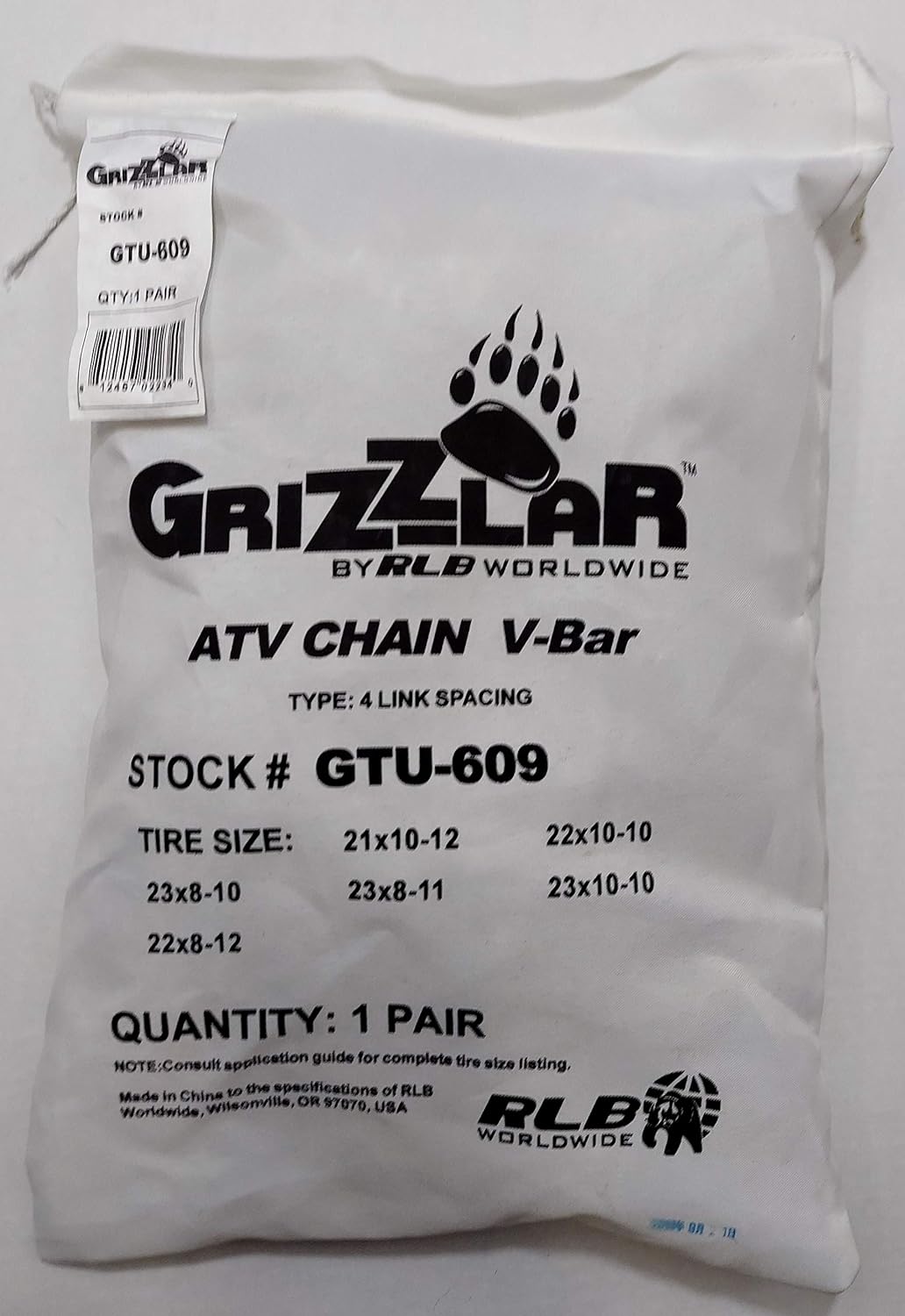 Grizzlar GTU-609 Schneeketten 21x10-12 22x8-12 22x10-10 23x8-10 23x8-11 23x10-10